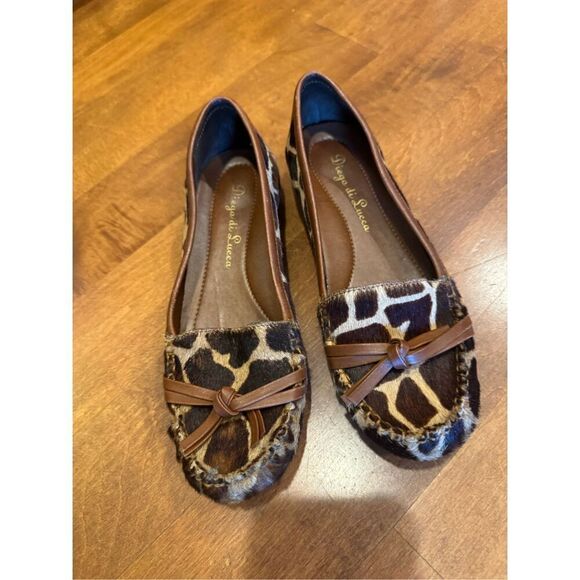 Woman’s Diego Di Lucca flats fur size 6 - Picture 2 of 5